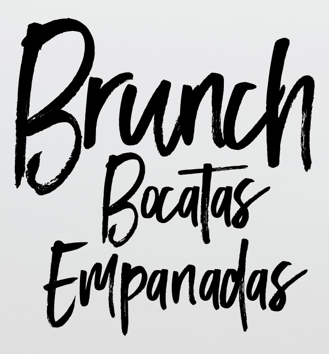 Brunch bocatas empanadas